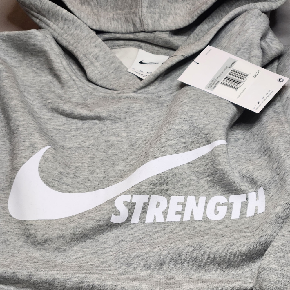 Nike Unisex Strength Gray Hoodie - Picture 4 of 5